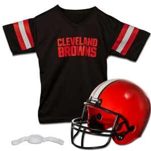 Cleveland Browns Kids Black and Red Jersey